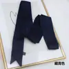 200cm * 5cm Europeo y Americano Monocromo Color Sólido Hecho a Mano Cinta Alargada Bolsa de Atar Bufanda Pequeña Profesional Bufanda Bufanda Bufanda