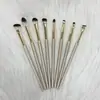 Set de Brochas Suaves para Sombras de Ojos Cangzhou de 8 Piezas Brochas de Maquillaje para Principiantes en Maquillaje de Ojos Sombra de Nariz Mezcla Detalle Pincel de Hoja para Delineador