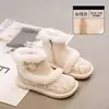 2026 Inverno Novo Hanfu Estilo Chinês Saia de Crina com Lã, Botas de Pequena Princesa, Sapatos de Algodão para Meninas Venda por Atacado e Dropshipping
