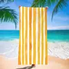 Toalla de Playa de Microfibra Toalla de Playa Estampada Toalla de Playa Rayada Tela de Toalla de Comercio Exterior Europeo y Americano Toalla de Natación para Adultos Transfronteriza