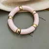 Pulsera Trenzada de Cuerda de Cáscara de Coco con Forma de Corazón de Cuero de Estilo Bohemio Étnico de Alta Gama Transfronteriza Europea y Americana