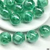 Cuentas de Estrella de Cinco Puntas Dingyi de 16 mm Chapadas en Galvanizado Resina Luminosa de Estrella de Cinco Puntas con Agujero Pasante Cuentas Sueltas Accesorios para Cadena de Teléfono Móvil DIY