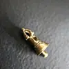 Acessórios de Pingente de Sino de Cobre, Contas de Bodhi com Pequenos Pingentes, Acessórios de Latão Vintage, Pulseira com Pingente de Cauda de Cobre Branco para DIY