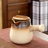 Estufa con anillo para cocinar té, estufa para hornear té, tanque, camping al aire libre, alta temperatura, llama abierta, para hornear té, tanque de leche, regalo de mano, bolsa de transporte para viajes