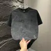 Camiseta de Marca de Moda 2026 Verano Nueva Estilo Coreano para Hombre Popular Letra Manga Corta Camiseta Juvenil Pulóver Capa Base Superior