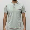 Camiseta deportiva europea y americana transfronteriza para hombre, para entrenamiento de fitness, corte holgado, nueva moda de verano, casual, manga corta para correr
