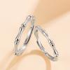 Anillos de pareja para hombres y mujeres Diseño de nicho Ins Moda Lujo Zircón Anillo de par Anillo de ajuste de apertura Anillo de diamantes Venta al por mayor