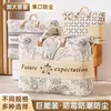 Bolsa de Almacenamiento de Gran Capacidad para el Hogar, a Prueba de Humedad, a Prueba de Polvo, de Algodón, para Colchas y Mantas, Ropa, Ropa de Cama, Equipaje de Mudanza, Bolsa Organizadora para Empacar