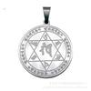 Acero de titanio marca Buda Xizang Sánscrito Buda colgante simple seis palabras mantra colgante colgante de acero de titanio no se decolora