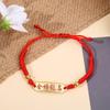 Pulsera de Regalo para Examen para Estudiantes de Examen de Ingreso a la Universidad, Pulsera de Hilo Rojo de la Suerte con Diseño de Gato de la Suerte, Garantizado para Aprobar Cada Examen