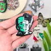 Parche Acrílico Transfronterizo Nuevo Producto Calavera Bruja Llavero Shaker Personalizado Halloween Exclusivo Personalización