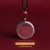 Partículas de Pedra Crua de Cinábrio Caixa Cocko Pingente mercadoria genuína Pingente de Cascalho Garrafa Oca Pingente Caixa Cocko para Cocko