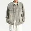 Venta al por mayor transfronteriza de chaquetas de mezclilla nuevas para hombre y mujer de primavera y otoño, chaquetas versátiles de corte holgado estilo BF retro americano, tops de moda
