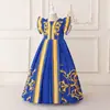 Novo Vestido Robe Feminino da Amazon, Vestido Princesa Infantil Estampado, Fantasia de Festa de Feriado para Meninas