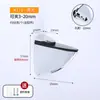 Clip de vidrio laminado ajustable de aleación, clip de boca de pez, clip F, soporte de fijación, clip de placa divisoria, soporte de laminado, conector