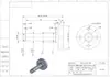 Montaje de Brida Articulada Flotante Tipo Brida Redonda Eje con Ranura para Anillo de Retención Pasador Voladizo 45# Núcleo de Eje WHE01