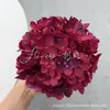 162 Peças de Hortênsia Floral Flor de Cerejeira Hortênsia Casamento Atacado Decoração de Noivado Flores Artificiais Materiais Florais para Casamento Adereços de Fotografia
