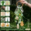 Nuevos Materiales para Envolver Flores del Festival del Bote del Dragón, Colgantes de Bolsitas de Ajenjo, Accesorios para Envolver Flores con Caligrafía, Cestas de Bambú, Materiales Hechos a Mano para Manualidades