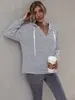 Estação independente Amazon AliExpress transfronteiriça blusa listrada feminina marca europeia e americana suéter feminino solto