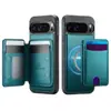 Adecuado para Google Pixel 11Proxl Funda de Teléfono con Ranura para Tarjeta, Google10 Soporte Magnético, Soporte para Tarjetas de Carga Inalámbrica