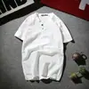 Nuevo estilo chino de algodón y lino para hombre, camiseta de manga corta de verano, casual ajustada, talla grande, venta al por mayor de fábrica