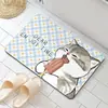 Suministro Exclusivo Transfronterizo de Esteras de Tierra de Diatomeas para Animales Estilo Curativo, Esteras Antideslizantes Absorbentes de Agua para Baño, Esteras para Gatos Estilo Fresco, Alfombras