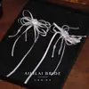 Cadena para la clavícula con borla de flor estilo hada del bosque, collar dulce elegante para novia, juego de accesorios de alta gama para vestido de novia