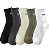 Meias Masculinas da Moda Tendência Meia-Perna para Homens e Mulheres, Meias Longas com Letra Ins Outono e Inverno, Meias Esportivas Masculinas Casuais Desodorantes