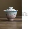 Tetera de Cerámica Miyan Pintada a Mano con Flores de Cerezo y Conejo Lindo, Gaiwan, Taza de Té, Taza de Té Estilo Fresco Pequeño, Taza de Café, Colección de Juego de Té Kung Fu