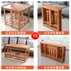 Mesa Calefactora Plegable de Hunan para Uso Doméstico, Mesa Calefactora Cuadrada, Parrilla Calefactora Modelo Nuevo, Mesa Kang Simple de 70 Mesa de Comedor
