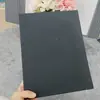 Fichário de argolas capa dura em couro A4 em estoque livro de armazenamento de tecido com 3 furos amostras de cores amostras de tecido em branco