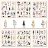 100 Pegatinas Decorativas de Graffiti de Violet Evergarden, Protagonista de Dibujos Animados Japoneses Bidimensionales, Color Morado