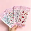 Pegatinas de Recompensa para Jardín de Infancia DIY Cristales de Joya Acrílicos Diamante Corazón Pegatinas Decoraciones para Niñas Premio