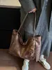 Bolsa Tote Ombro Único Casual Estampa de Leopardo para o Dia a Dia Retrô Grande Capacidade Camurça Feminina Outono/Inverno 2026 Floresta Fofa