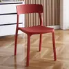 Sillas de plástico engrosadas, sillas de comedor, estilo minimalista moderno, taburetes con respaldo para mesa de comedor, para uso doméstico y comercial, sillas con respaldo de restaurante nórdico