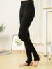 Leggings de Algodón Acanalado para Mujer Otoño e Invierno, Engrosados, Ajustados, de Cintura Alta, Medias con Pies, Pantimedias, Pantalones Skinny