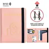 Viagem Internacional Porta-Passaporte de Couro PU Capa Protetora Anti-Roubo RFID Armazenamento de Documentos Porta-Cartão Bolsa para Passaporte Atacado
