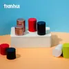 Latas de té Tianhui tamaño pequeño Una burbuja Portátil Lata de hojalata metálica Lata para té negro Mini Lata sellada Caja de embalaje