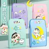 Bolsa Plegable A4 de Crayon Shin-Chan, 12 Compartimentos, Portadocumentos Grande, Bolsa para Exámenes Estudiantiles, Almacenamiento de Información, Carpeta, Venta al por Mayor