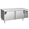Congelador de Banco de Trabajo Refrigerado Refrigerador Comercial Congelador Plano Congelador de Consola Congelador de Conservación de Frescura Cocina Catering Hotel