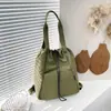 Nova Mochila com Cordão, Bolsa de Ombro Grande Capacidade para Academia, Deslocamento ou Uso Diário, Bolsa de Mão Versátil Casual para Esportes