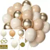 Conjunto de Balões de Látex Azul e Rosa de 12 Peças Mais Vendido Transfronteiriço, Redondo e Espessado, para Festas de Aniversário e Decorações de Casamento