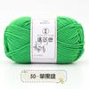 Fio de Algodão Leite 5 Fios Artesanal DIY Cachecol Tricotado Suéter Agulha de Crochê Chinelos Pacote de Material para Buquê de Fio 5 Fios