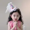 Tiara de Cabelo para Festa de Aniversário Infantil Acessório de Cabelo Princesa Fofa para Meninas Chapéu de Bebê de Um Ano Presilha Tiara Acessórios de Cabelo Presilha