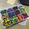 Color cabeza pulidora de uñas anillo de lija lijado papel de lija cabeza pulidora uñas herramientas para uñas suministros anillo de lija