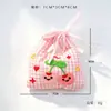 Padrão Xadrez Desenho Animado Animal Fofo Bordado Bolsa Chaveiro Algodão Bolha Pingente de Bebê Atacado