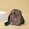 Bolso Cruzado Estampado de Moda para Mujer 2026 Nuevo Estilo Coreano Versátil Bolso Pequeño para Salidas y Compras Bolso Pequeño de Moda para Teléfono