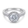 S925 Anel de Prata Esterlina Mulher Luz Luxo Gota de Água Moda Linha Diamante Bonito Coração Elegante Quadrado Diamante Rosa Anel de Diamante de Alto Carbono