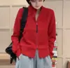Sudadera estilo coreano con doble cremallera y cuello alto para mujer, nuevo modelo primavera y otoño 2026, corte ajustado, casual y versátil, top de moda