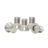 Parafusos Sextavados Pequenos de Cabeça Escareada em Aço Inoxidável 304 M4*7 Cabeça Escareada Grossa Cabeça Espessada Diâmetro da Cabeça Pequena Parafusos de Cabeça Escareada Cabeça Chata